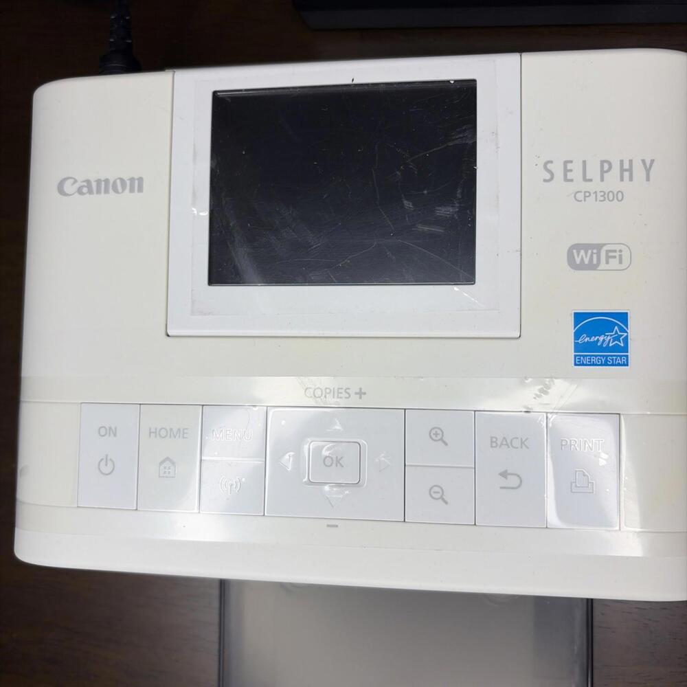 Canon SELPHY CP1300 Compact Photo Printer - White Postcard Size Print Not Tested - Picture 3 of 9